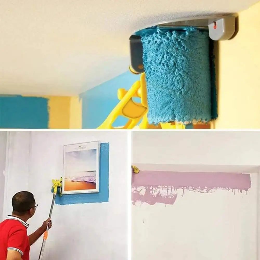 "Ultimate Clean-Cut Wall Paint Roller Set for Professional Results!"