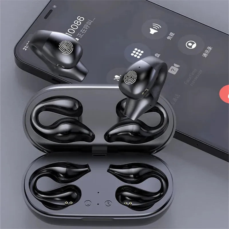 Wireless Bluetooth Earphone with Earclip and Noise Reduction Technology