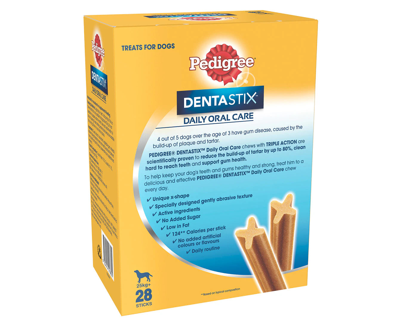 "Dental Care Delight: Dentastix 28-Pack for Large Dogs"