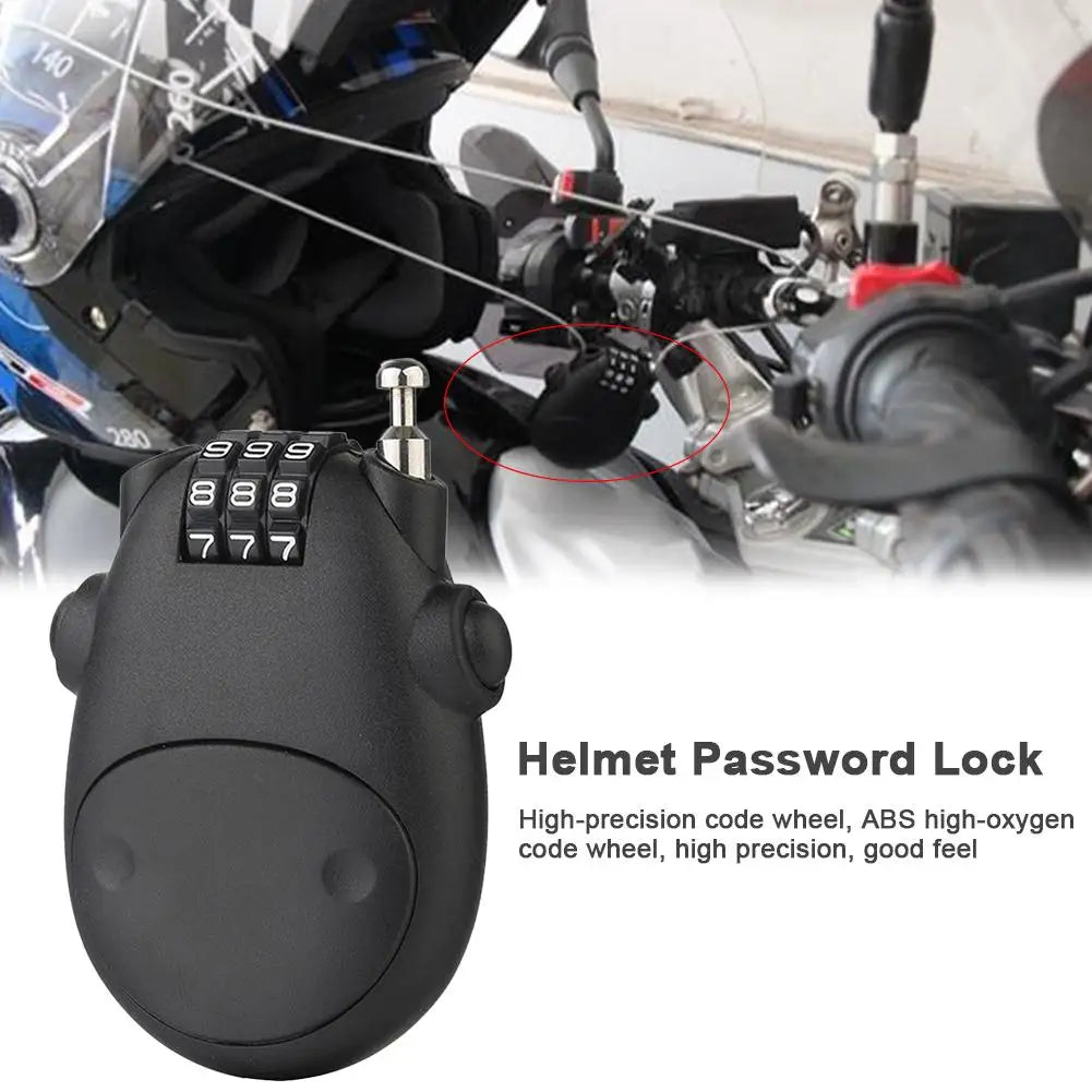 Professional Title: "Premium  Bicycle Security Combination Lock with Telescopic Steel Cable - Anti-Theft Safety Protection for Bikes, Suitcases, and Luggage"