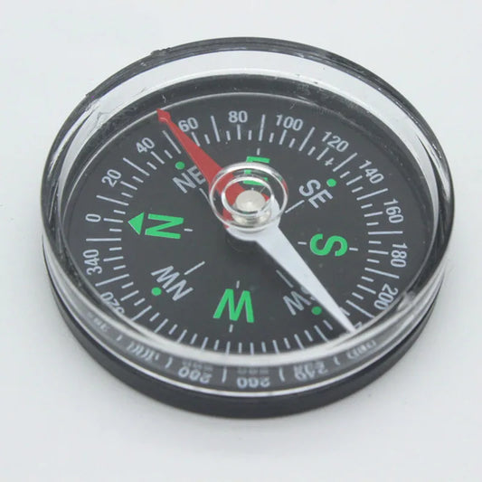 40Mm Outdoor Mountaineering Camping Positioning Compass Student Children Science Experiment Plastic Compass