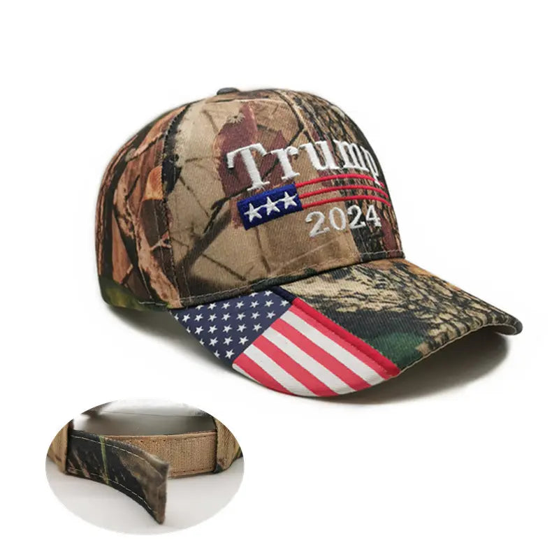 Stars & Stripes USA Flag Cotton Twill Ball Cap