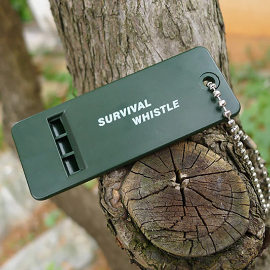 1Pc Emergent Rescue Survive Signal Sound Whistle for Outdoor Camp Hike First Aid, Soccer Baseball Sport Coach Referee Whistle