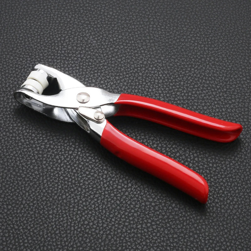 "Metal Sewing Button and Snap Button Kit with Handy Plier Tool for Fashion Crafting"