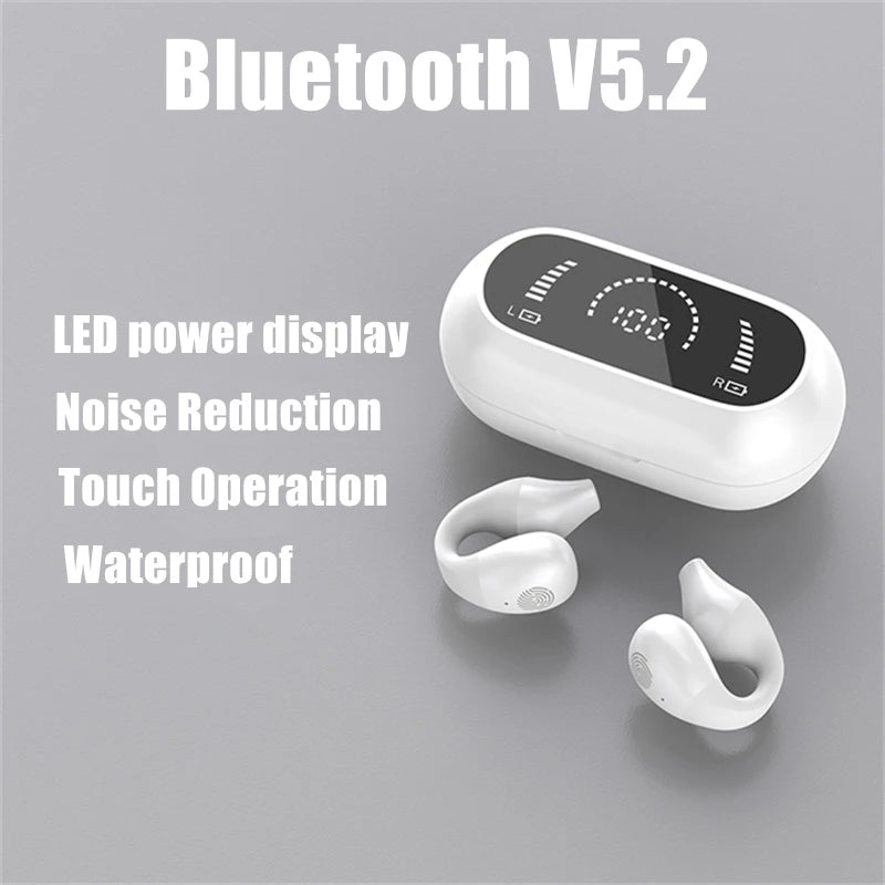 Wireless Bluetooth Earphone with Earclip and Noise Reduction Technology