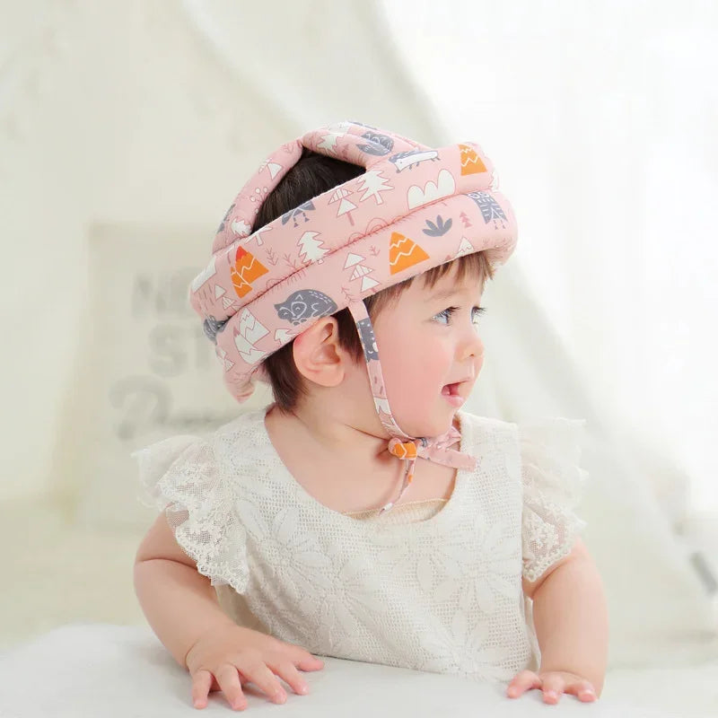 "Protective Baby Toddler Helmet - Learn to Walk Safely with Adjustable Anti-Fall Headgear"