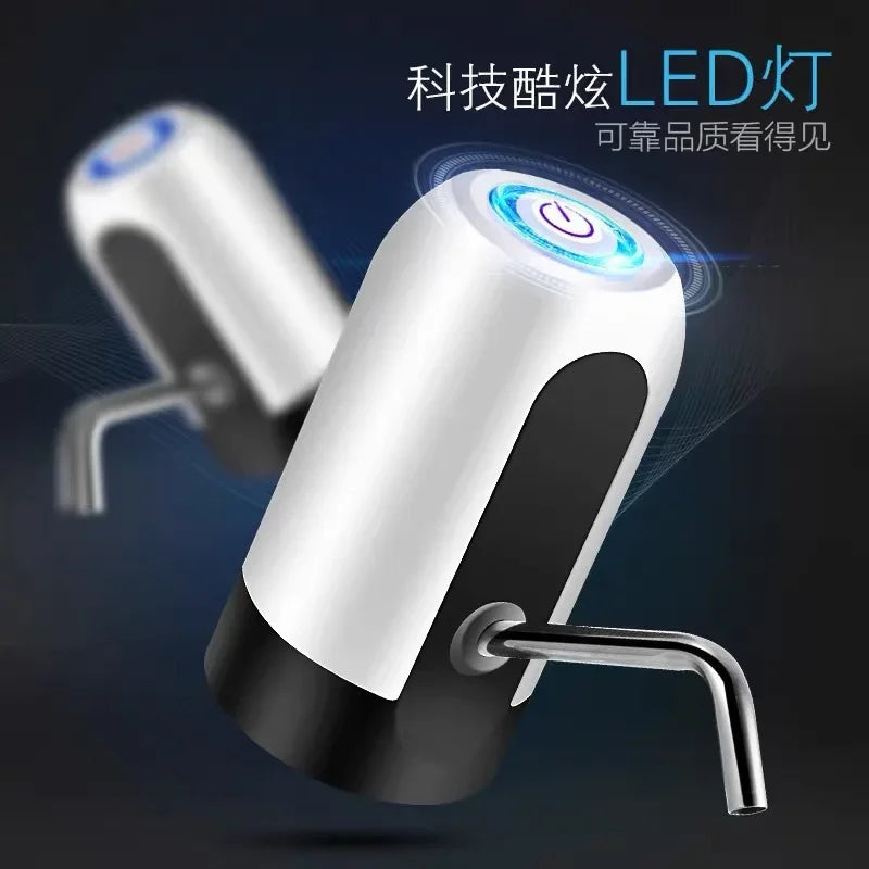 Automatic Electric Water Dispenser USB Rechargeable Water Bottle Pump One-Button Switch Drinking Pump Dispenser Kitchen Tools