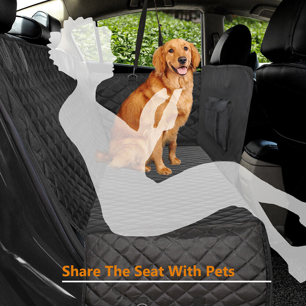 Luxury Pet Car Seat Cover with Nonslip Backing and Bonus Gifts