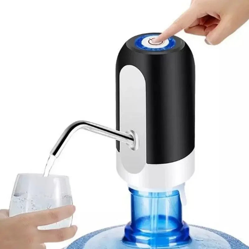 Automatic Electric Water Dispenser USB Rechargeable Water Bottle Pump One-Button Switch Drinking Pump Dispenser Kitchen Tools