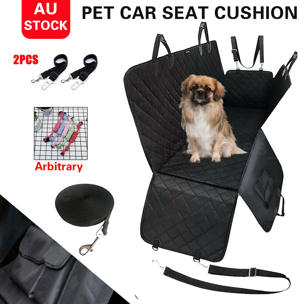 Luxury Pet Car Seat Cover with Nonslip Backing and Bonus Gifts