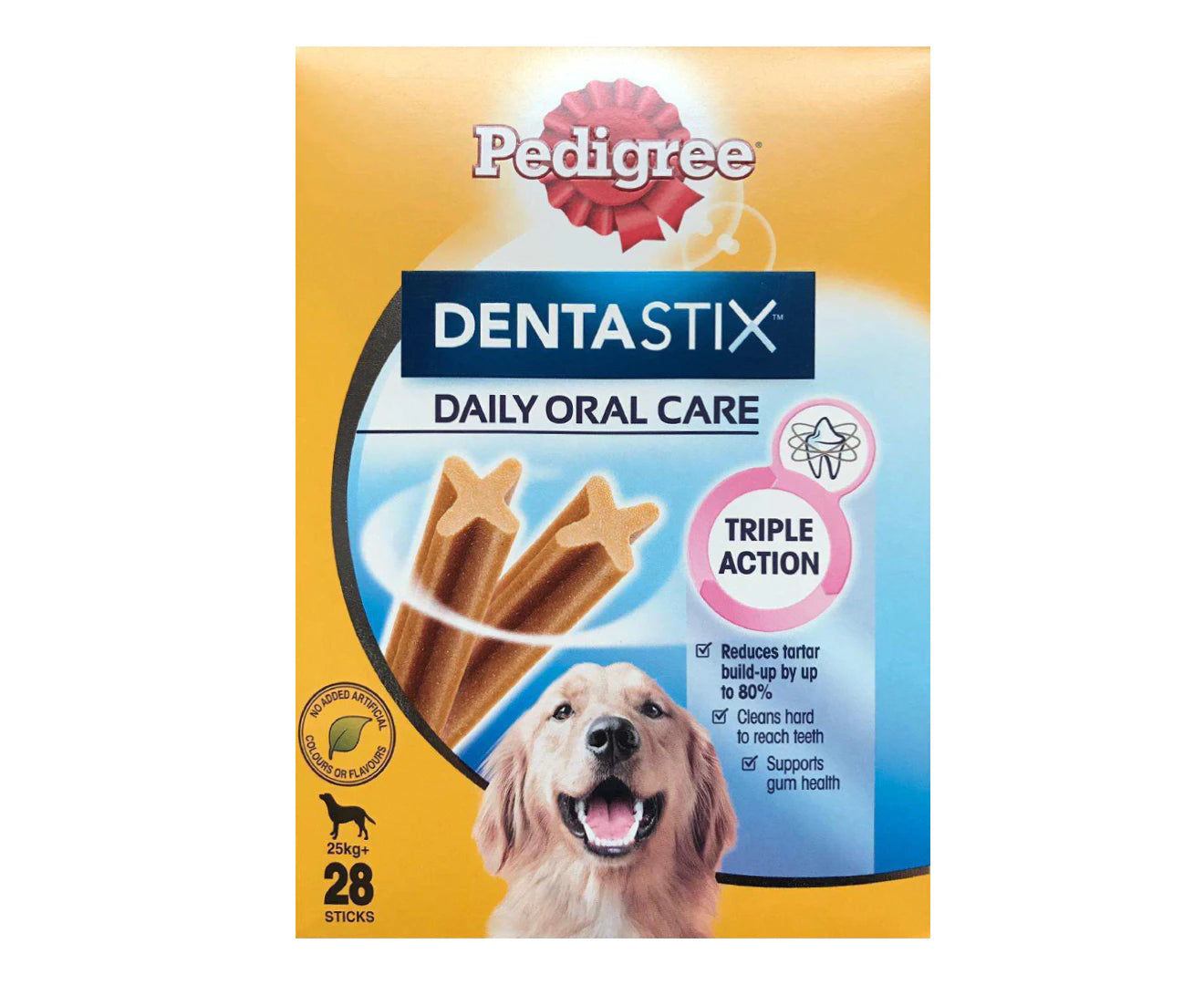 "Dental Care Delight: Dentastix 28-Pack for Large Dogs"