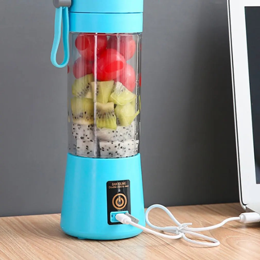 "Portable USB Rechargeable Smoothie Maker Blender - Multifunctional Mixer for Healthy Juices and Smoothies"