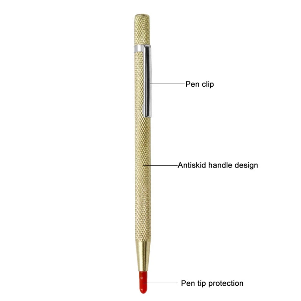 Metal Tile Cutting Pen with Tungsten Carbide Tip - 5 Piece Set