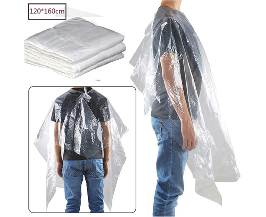 Disposable Hairdressing Cape,50Pcs Waterproof Hairdressing Salon Capes