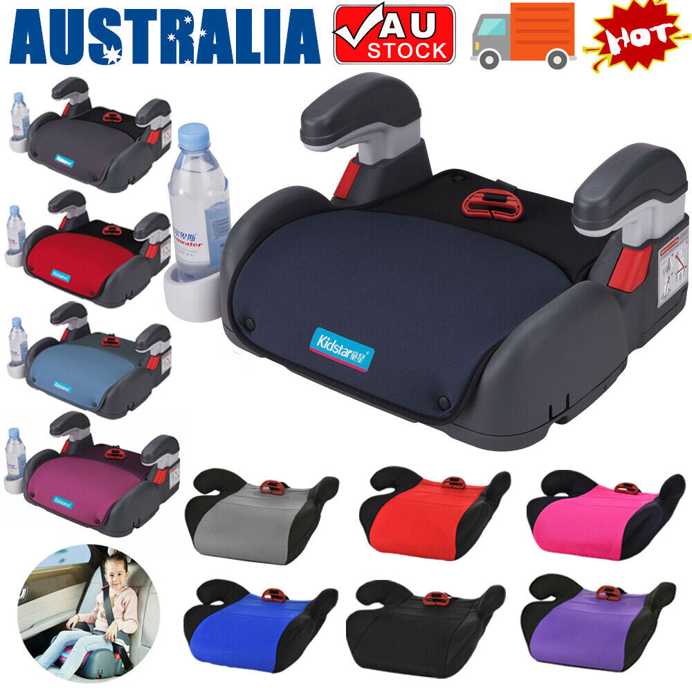 "Sturdy Car Booster Seat Cushion for Kids Ages 4-12"