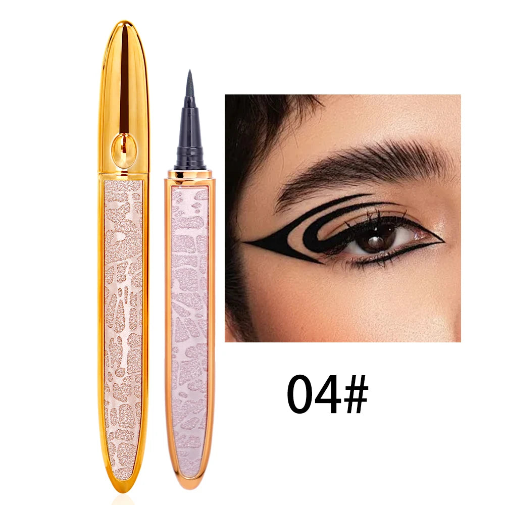 "2-in-1 Self-Adhesive Eyelashes with Quick-Drying Eye Liner Pen"