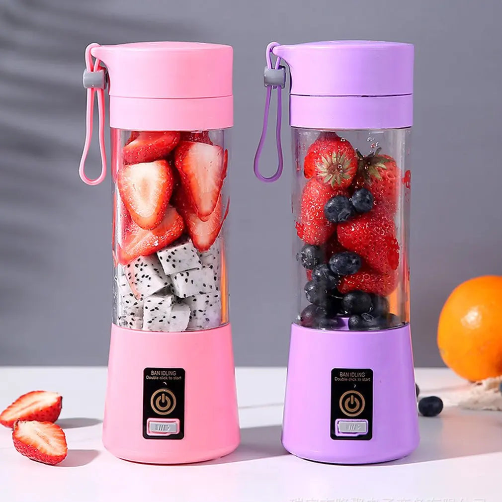 "Portable USB Rechargeable Smoothie Maker Blender - Multifunctional Mixer for Healthy Juices and Smoothies"