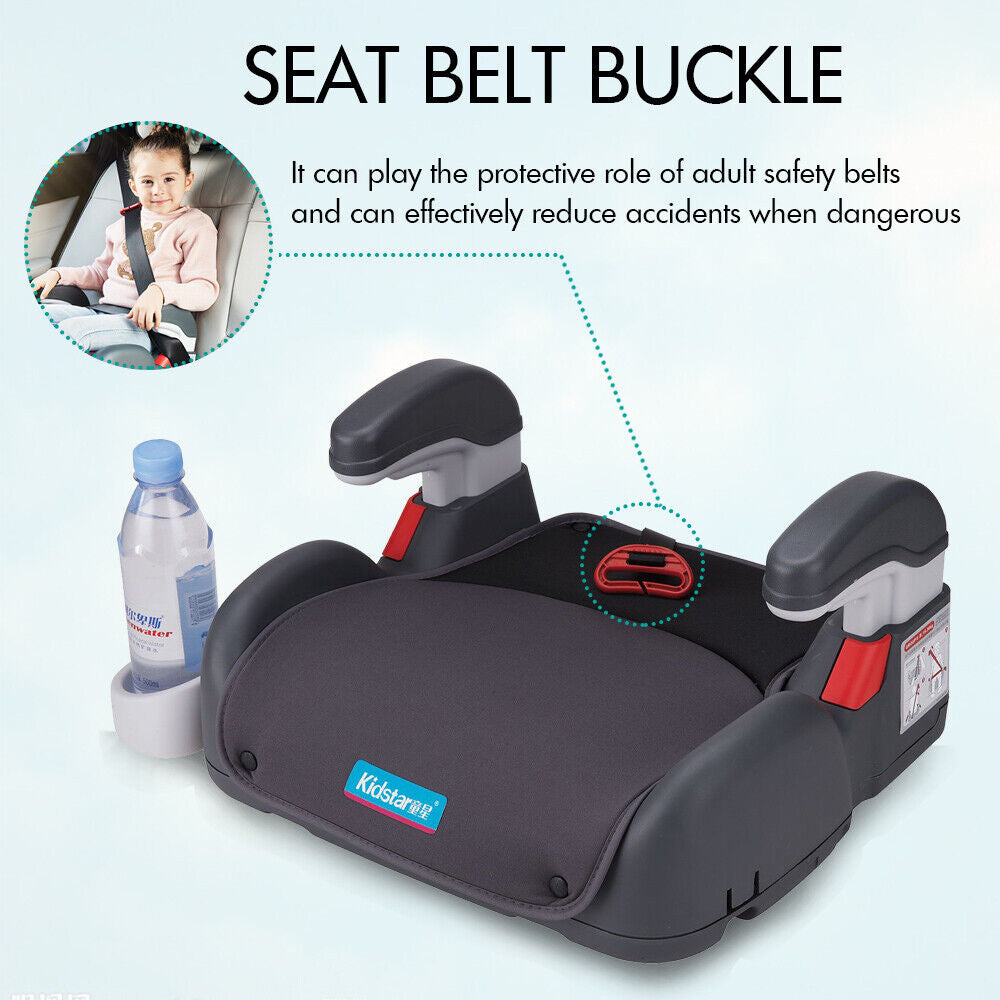 "Sturdy Car Booster Seat Cushion for Kids Ages 4-12"