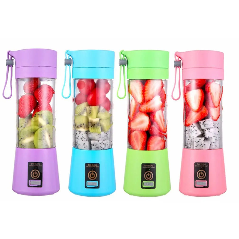 "Portable USB Rechargeable Smoothie Maker Blender - Multifunctional Mixer for Healthy Juices and Smoothies"