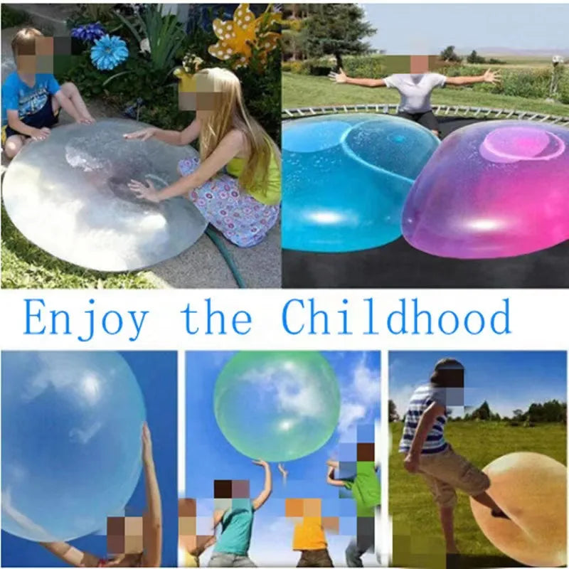 Outdoor Water Bubble Ball Toy for Children - Fun Party Game and Baby Shower Gift