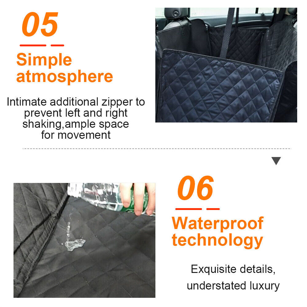 Luxury Pet Car Seat Cover with Nonslip Backing and Bonus Gifts