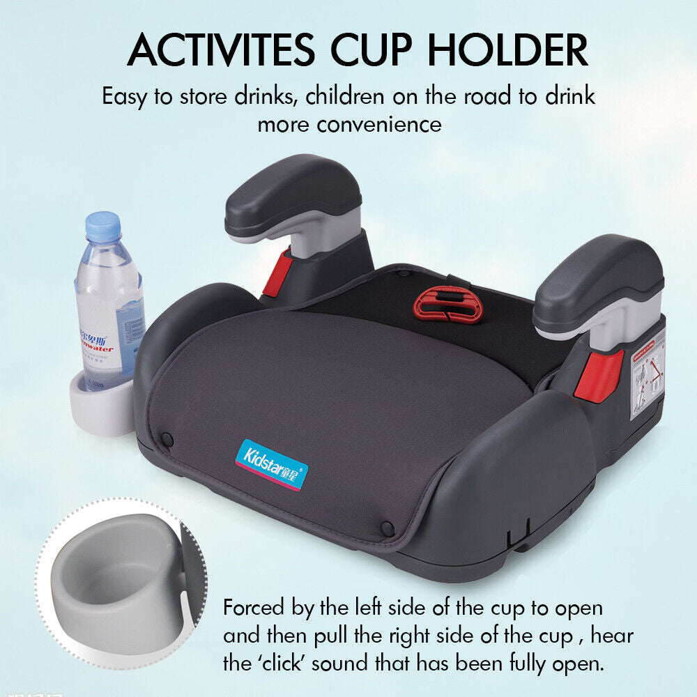 "Sturdy Car Booster Seat Cushion for Kids Ages 4-12"