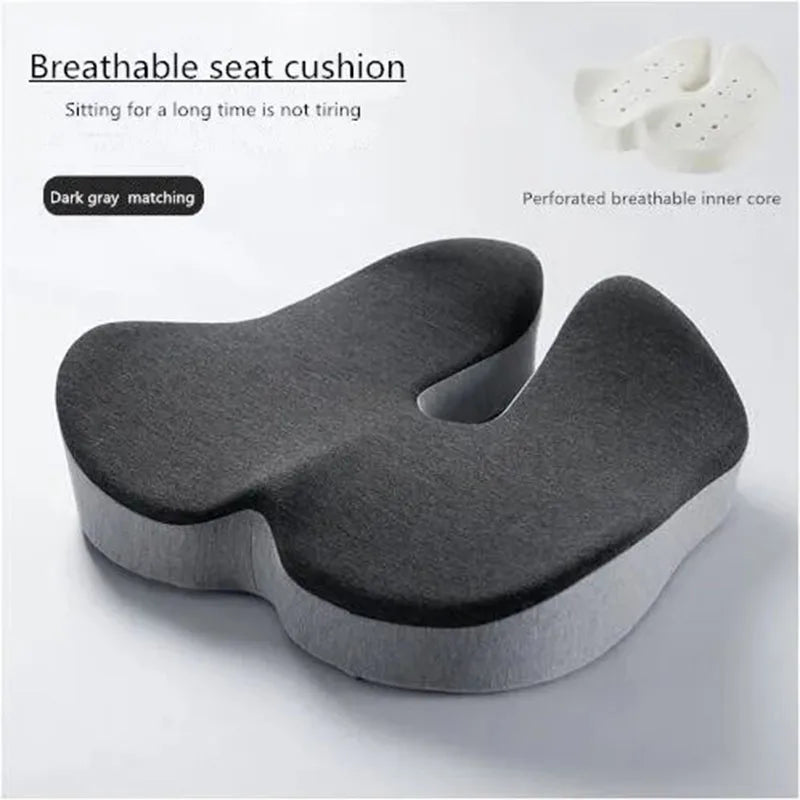 Orthopedic Rebound Memory Foam Office Chair Cushion for Women - Tailbone and Pelvis Support - Medical Lady Seat Cushion - Enhances Posture and Comfort