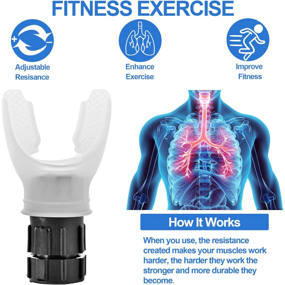 "BreathEZ™ Respiratory Training Kit - Improve Lung Strength and Efficiency!"