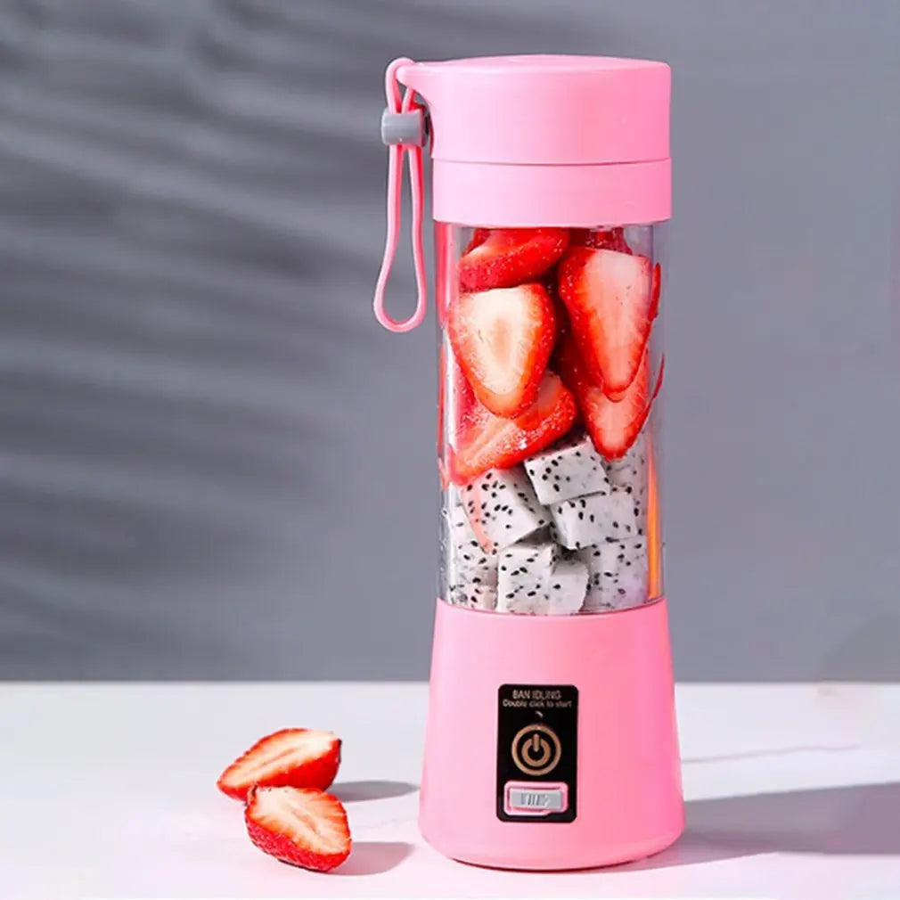 "Portable USB Rechargeable Smoothie Maker Blender - Multifunctional Mixer for Healthy Juices and Smoothies"