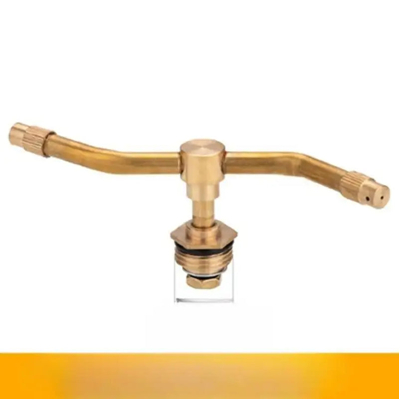 "360 Degree Auto-Rotating Garden Sprinkler with Brass Sprayer"