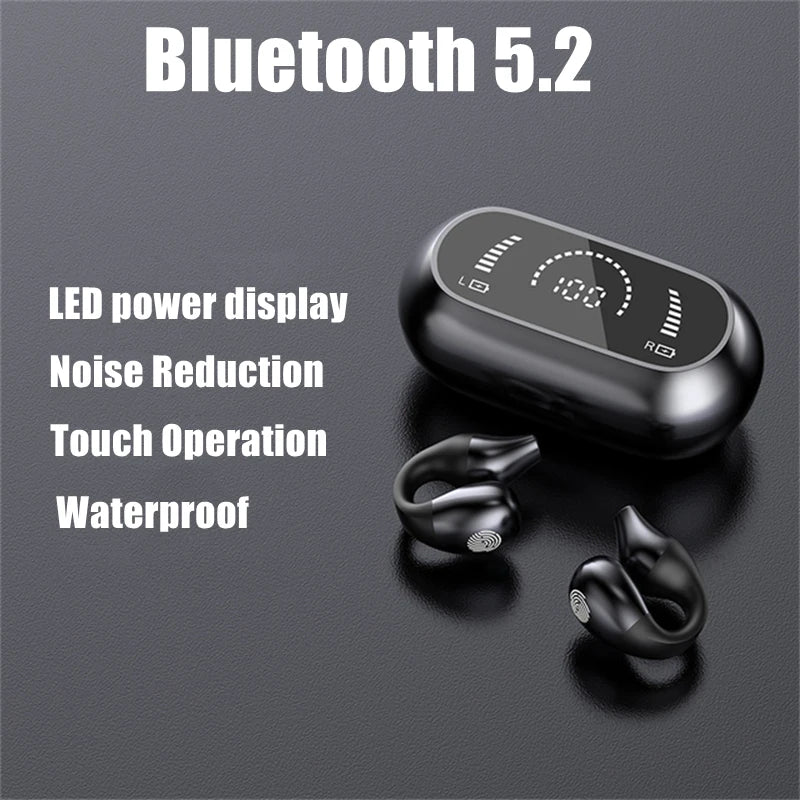 Wireless Bluetooth Earphone with Earclip and Noise Reduction Technology