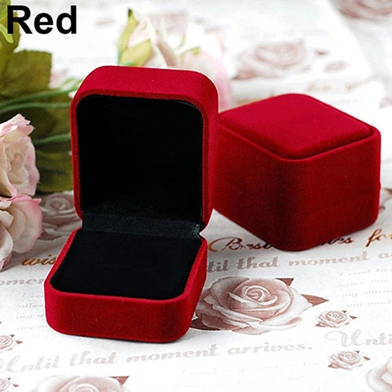 Velvet Jewelry Necklace Ring Earring Display Storage Organizer Box Case Gift Box Storage Organizer Box Case Gift Box Storage Org