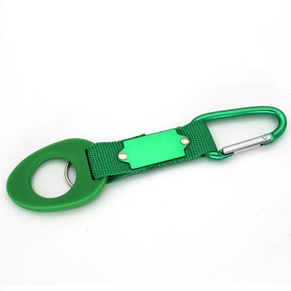 The Third Generation of Rubber Nylon Webbing Water Bottle Buckle Hook Water Bottle Holder Clip Outdoor Carabiner Climb Belt Back