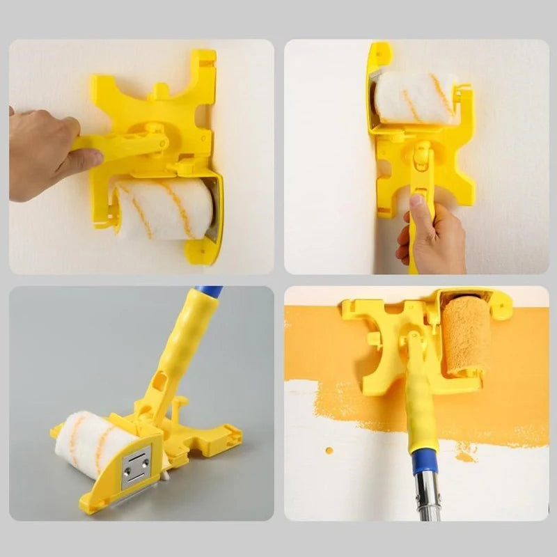 "Ultimate Clean-Cut Wall Paint Roller Set for Professional Results!"