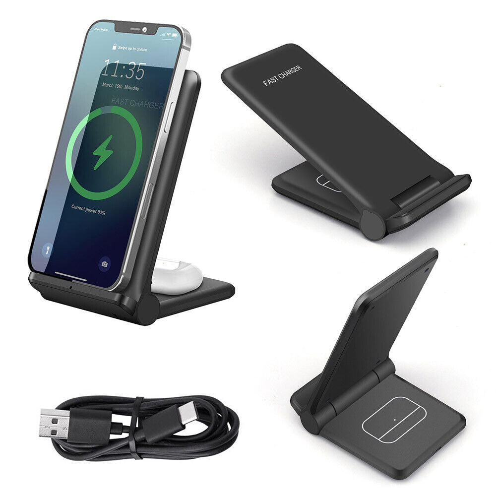 3 in 1 Wireless Charger Dock Charging Station for Apple Watch Iphone 15 14 13 12