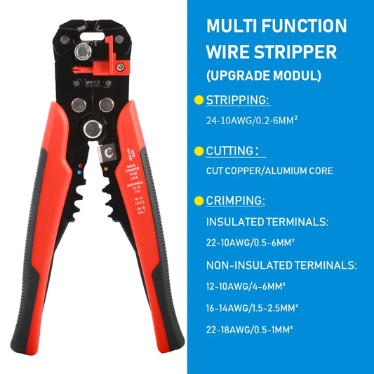 3-in-1 Adjustable Wire Stripper, Crimper, and Cutter - Ultimate Cable Tool