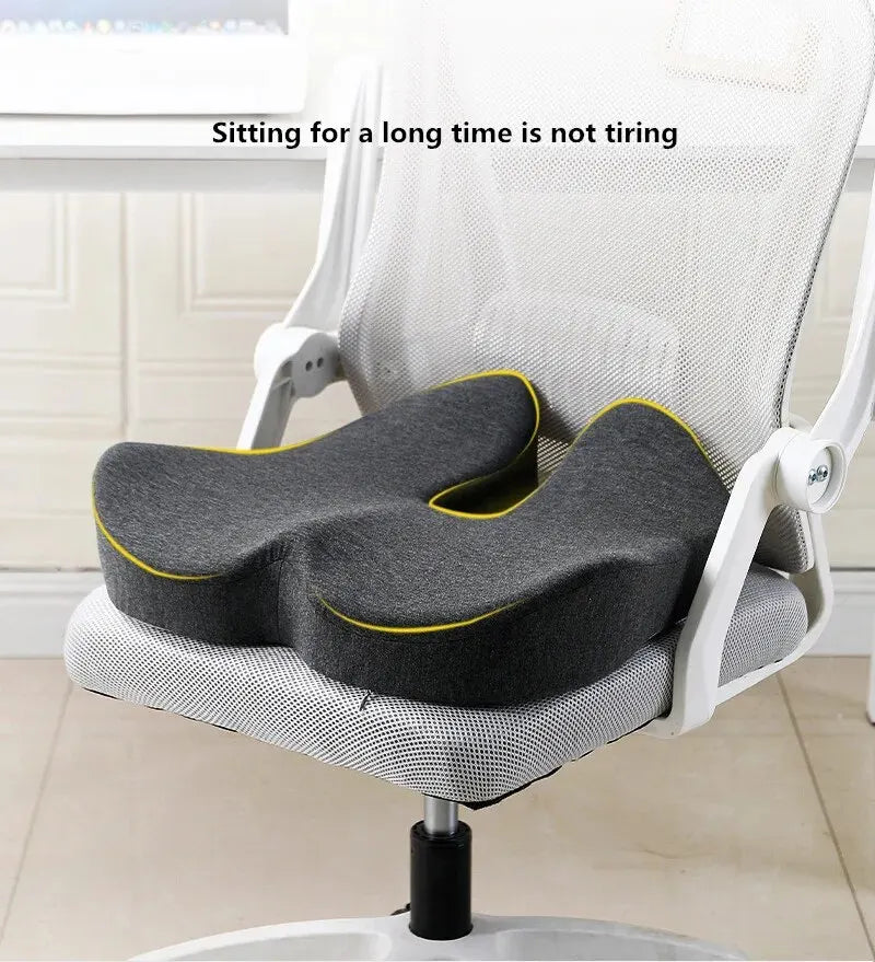 Orthopedic Rebound Memory Foam Office Chair Cushion for Women - Tailbone and Pelvis Support - Medical Lady Seat Cushion - Enhances Posture and Comfort