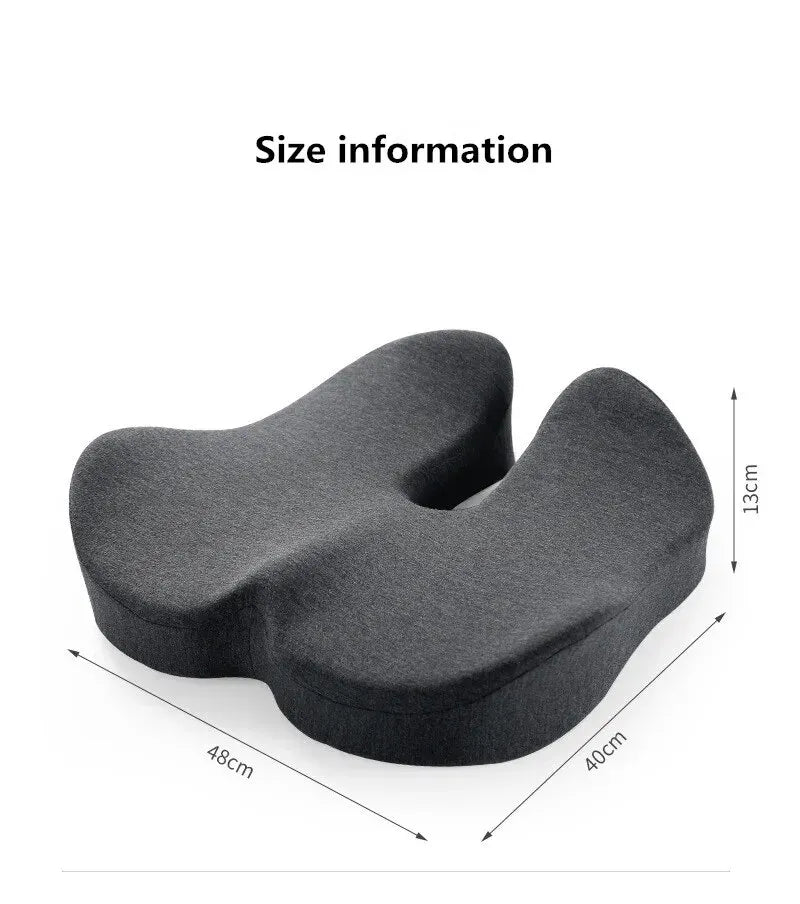 Orthopedic Rebound Memory Foam Office Chair Cushion for Women - Tailbone and Pelvis Support - Medical Lady Seat Cushion - Enhances Posture and Comfort